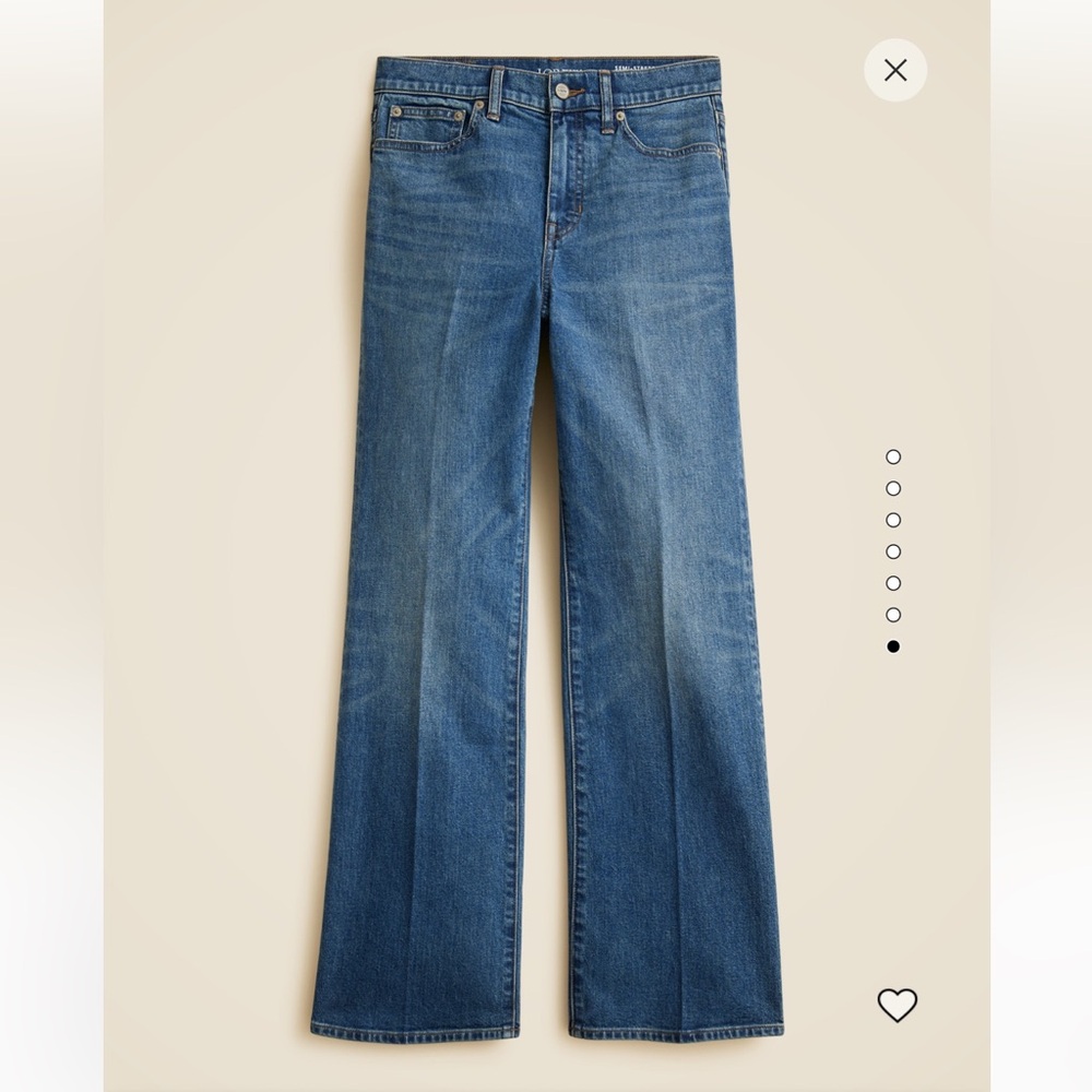 J. Crew Charley Kickout Cropped Jean